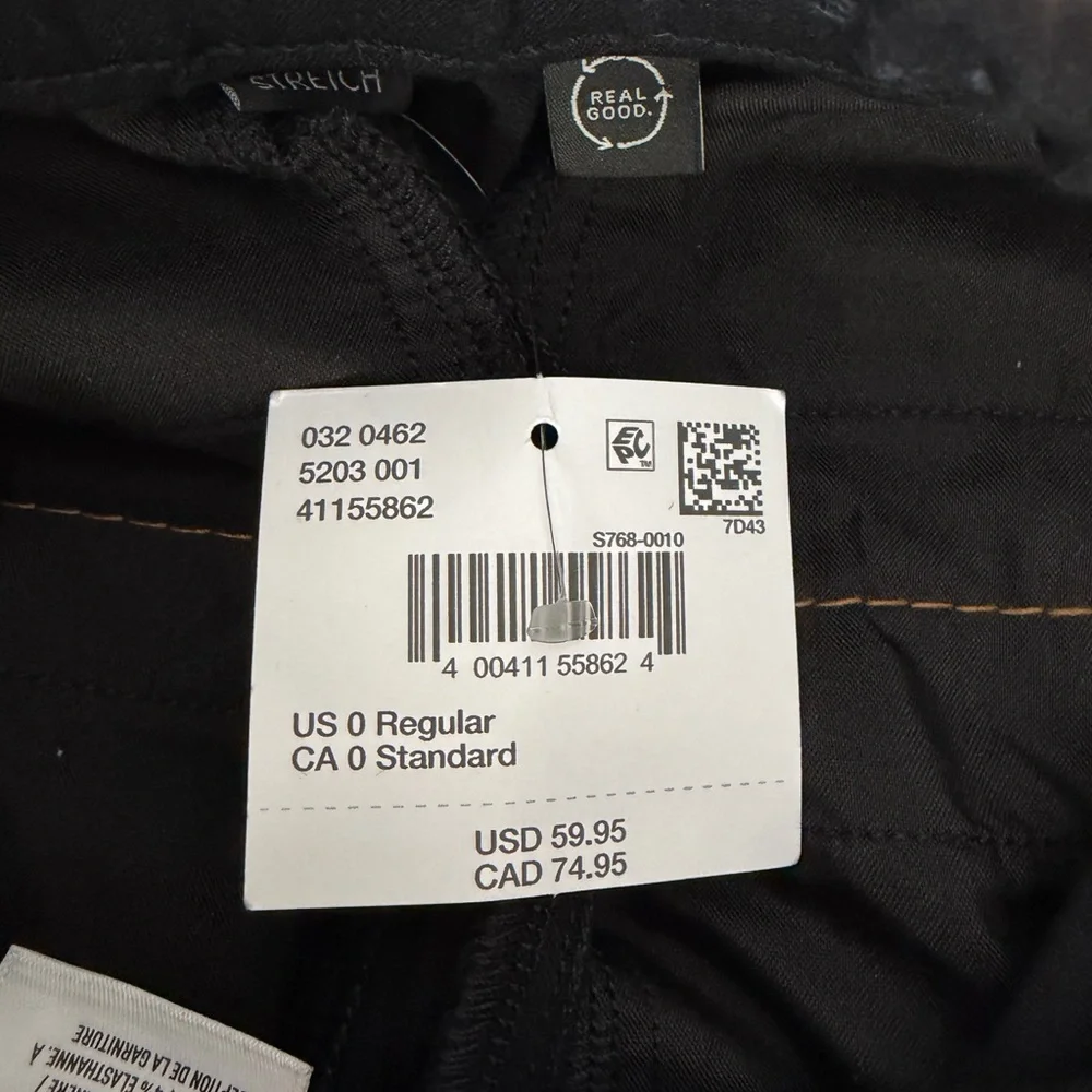 American Eagle Outfitters Black Wide-Leg Dress Pants - Picture 6 of 8